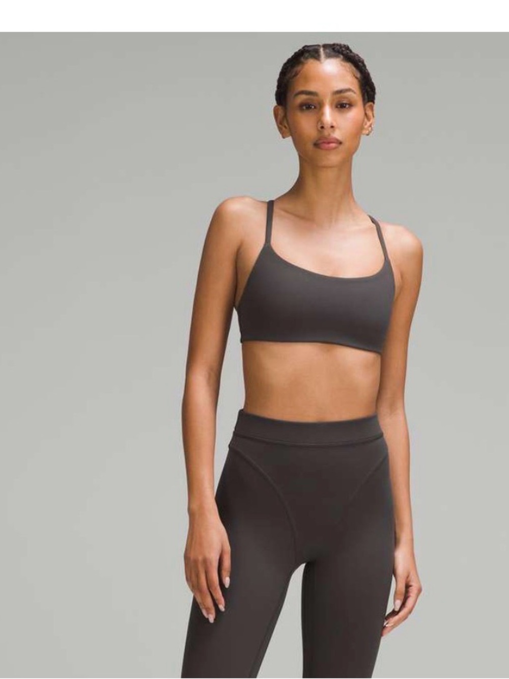 Wunder Train Strappy Racer
Bra Light Support, A/B Cup in Graphite Grey
